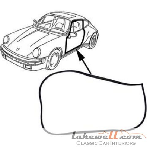 thumbnail image 2 of Porsche 911 930 (1965-1986) Torsion Bar Cover Seal - OEM Replacement Part # 901 504 759 01 2 of 14