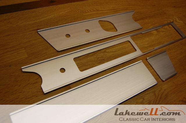 Dash trim kit (aluminium) 911 / 912 (1967) - LHD (radio, lighter, ash,  180,00 €