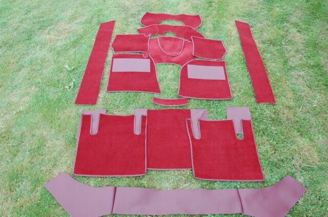 Interior carpet set Jaguar MK1 saloon 55-59