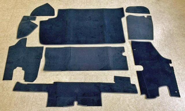 Trunk carpet set Mercedes 280/350/450 SLC (C107) '74-'80