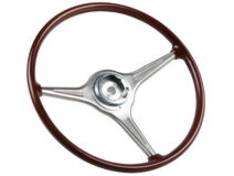 Steering Wheel in faux Mahogany Porsche 356 (3-spoke)